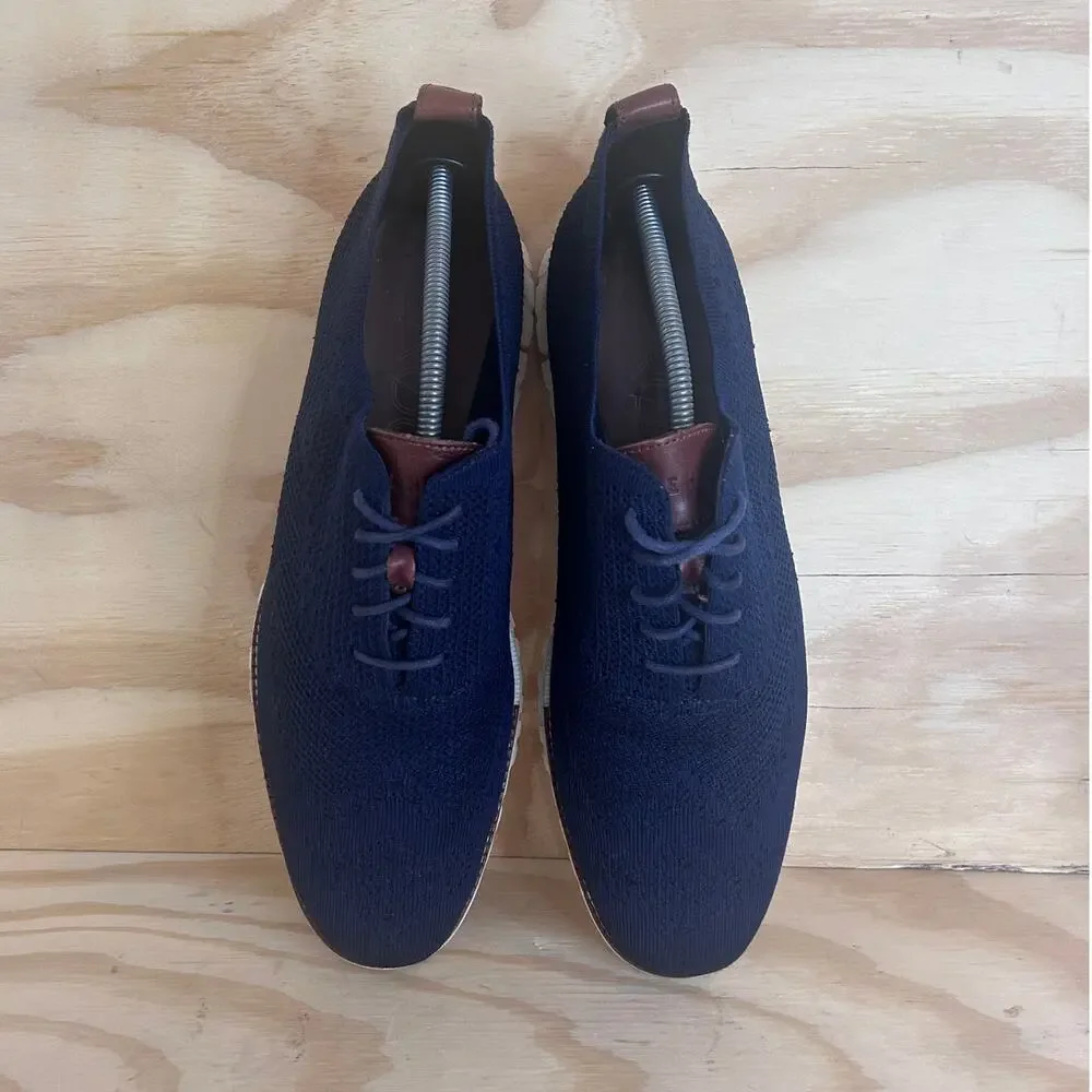 Cole Haan - ZeroGrand Wingtip - Dress Shoes - Blue - Men's - 11.5M - C24947
